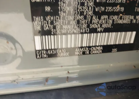 2023 Toyota Rav4 Xle Premium from USA, damaged, VIN 2T3C1RFV5PW254813